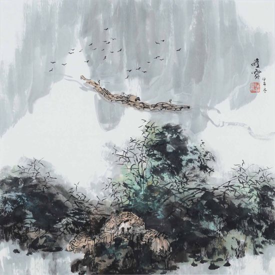 王维宝山水画