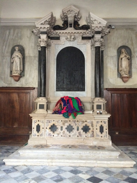 Patricia Cronin, Shrine for Girls, Venice, La Biennale di Venezia 56, 'Saris', 2015, Installation View (No Photo Credit)