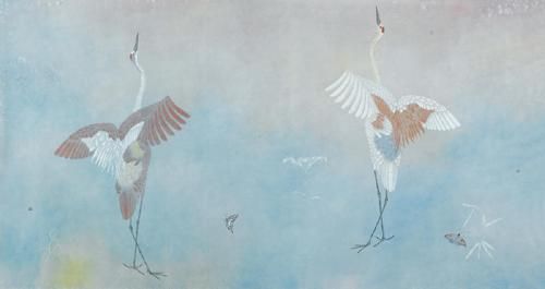 高重飞《水云间》 93.5×173cm 