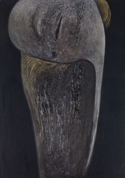 The Wise Man贤哲， 布面综合材料194x130cm，2013