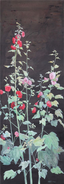 张平作品 繁花似锦 200x70cm