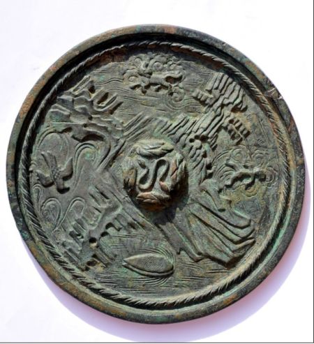 金代山海经人物故事镜17.5×0.7cm