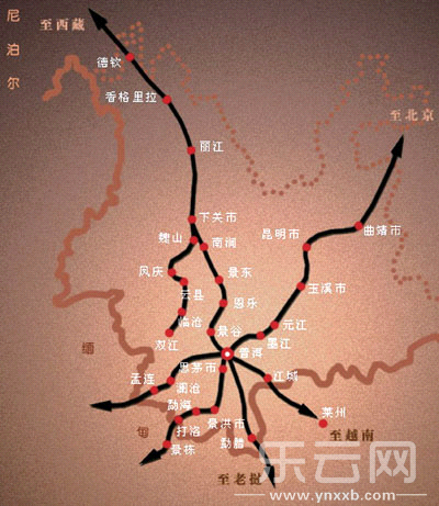 沿着这条茶马古道，马帮、象队在运送茶叶、马匹等物资时，也贩运大量的玉石毛料。