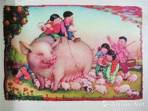 1959年天津美术出版社年画缩样本(内页)